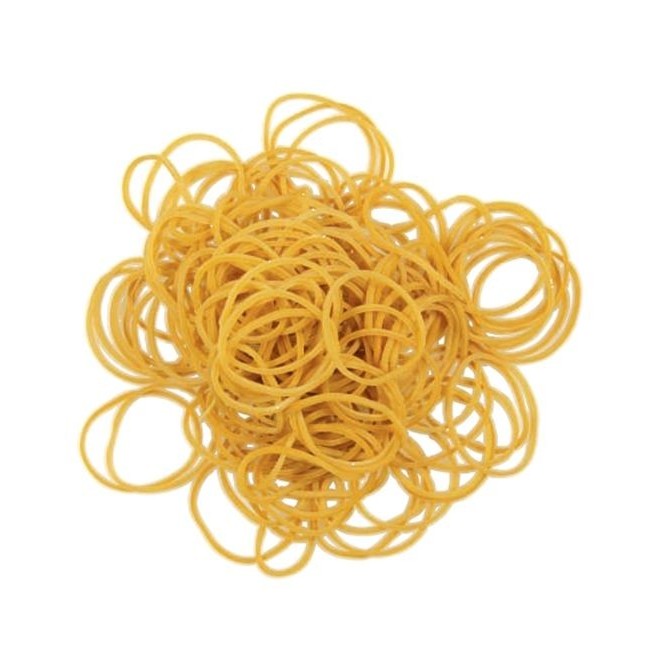 Elastici In Gomma Giallo Diametro 120 Mm Busta Da 1kg 1