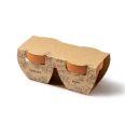 Set Due Vasi In Terracotta Con Semi Di Prezzemolo E Basilico 3