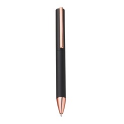Penna Lucida A Sfera Nera In Alluminio Con Astuccio 2 2
