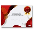 Attestato Di Partecipazione Generico A4 21x30 Grigio Da 300gr 1