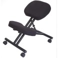 Sgabello Ergonomico In Acciaio Nero Minneapolis 1