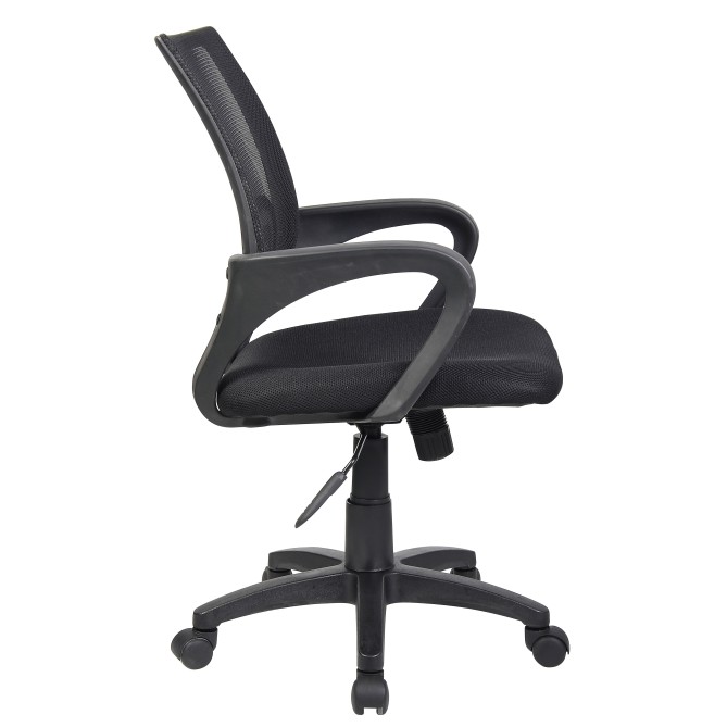Poltrona Operativa In Nylon E Acciaio Blu/nera St. Louis 1
