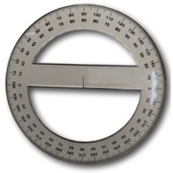 Goniometro Professionale Di Precisione Big 15cm In Pvc Trasparente 360 Gradi 3 2
