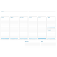 Planning settimanale perpetuo spiralato 21x30cm A4 50settimane 55pagine natura 1