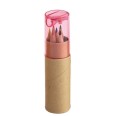 5 Pezzi Di Set Composto Da 6 Mini Matite Con Temperino E Astuccio Rosa 1