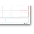 Planning mensile perpetuo spiralato 30x42cm A3 24fogli 3