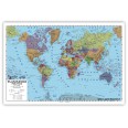 Cartina Geografica Planisfero Mondo A3 30x42 Bifacciale Fisica E Politica 1 74.000.000 Per Uso Scolastico 1