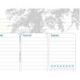 Planning settimanale perpetuo spiralato 21x30cm A4 55pagine 55fogli colorato 4