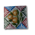 Quadro In Tela Sicilia Bedda Arancia 20x20cm Cornice In Legno 3