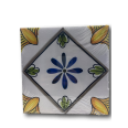 Quadro In Tela Sicilia Bedda Rombo 20x20cm Cornice In Legno 3