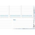 Planning settimanale perpetuo spiralato 21x30cm A4 55pagine 55fogli colorato industry 4