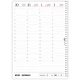 Agenda settimanale  spiralata plastificata 21x30cm A4 bianco 2