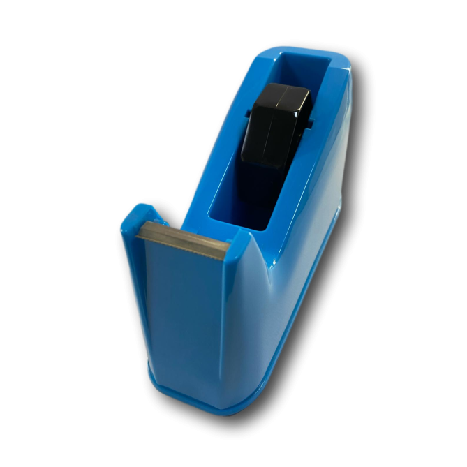 Dispenser Per Nastro Adesivo Da Banco Azzurro Per Rotolo Da 33 O 66 Metri Portanastro Adesivo 3