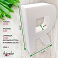 Lettera 3d In Polistirolo Tube 24cm 4cm Spessore Scegli La Lattera 27