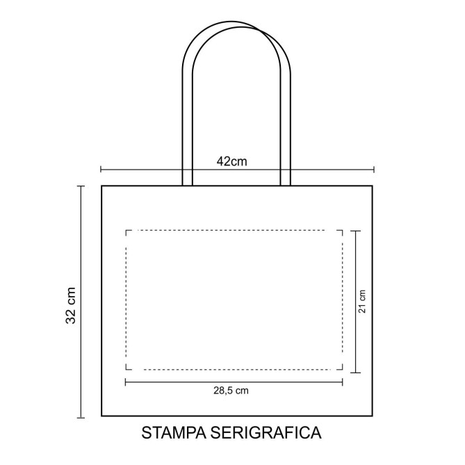 Borsa Shopping Termosaldata 50 Pezzi Tnt Con Soffietto 42x32x10cm 13