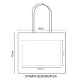 Borsa Shopping Termosaldata 50 Pezzi Tnt Con Soffietto 42x32x10cm 13