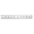 Righello Infrangibile 30cm Con Tabella Conversioni Metriche 2