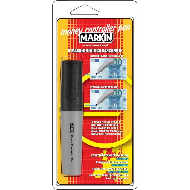 Penna Verifica Banconote False Tester Rileva Banconote Portatile 3