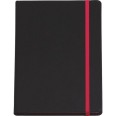 Taccuino Notes 14x21 Con Elastico Carta Avorio E Profili Colorati Copertina Rigida, 1