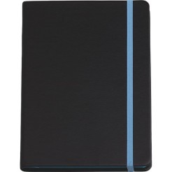 Taccuino Notes 14x21 Con Elastico Carta Avorio E Profili Colorati Copertina Rigida, 1 2