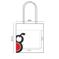 Borsa Shopper Cotone Naturale 50 Pezzi 38x42cm Alta Qualità Riutilizzabili Con Manici 4