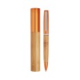 Penna In Bamboo E Astuccio In Metallo 2