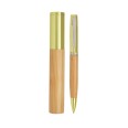 Penna In Bamboo E Astuccio In Metallo 3