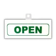 Cartello Open Close Big Rosso/verde In Pvc Bianco 20x8cm Arial Bifacciale Con Ventosa Inclusa 4
