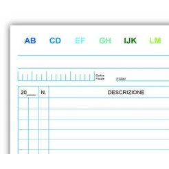 Schede Dare Avere Saldo 29,7x21 50 Pz A4 Verticale Colors Schede Contabili Per Schedario 1 2