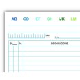 Schede Dare Avere Saldo 29,7x21 50 Pz A4 Verticale Colors Schede Contabili Per Schedario 2