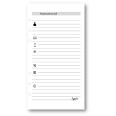 Ricambio agenda organizer BI giornaliera a righe 2026 ,9,5x17cm 80gr , 6fori 2 GIORNI PER PAGINA 1