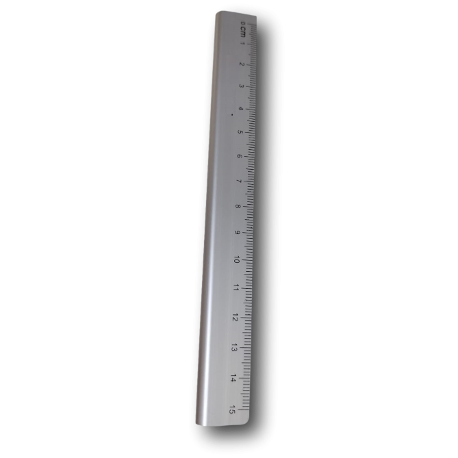 Righello Alluminio Da 15cm Sezione A D Alta Precisione 1
