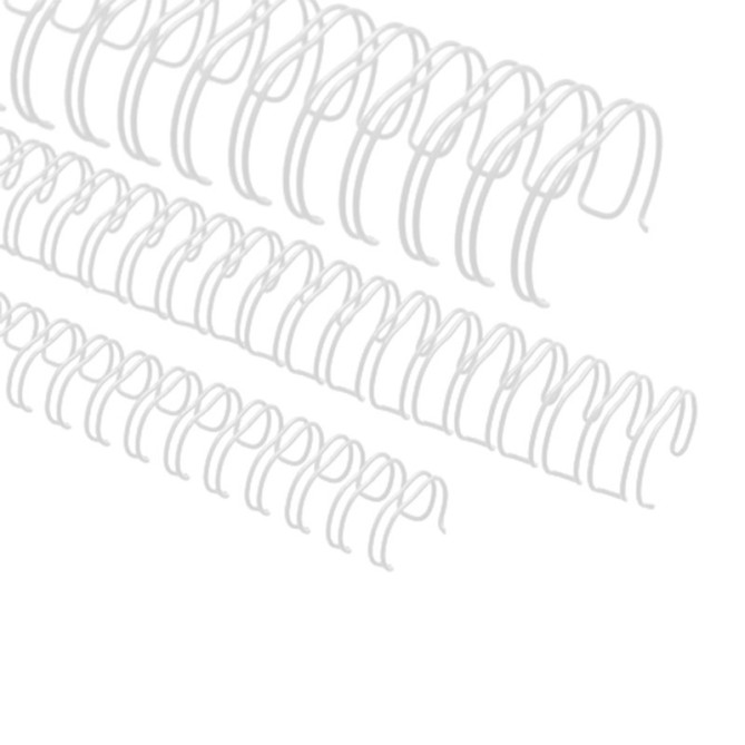 Dorsi Spirali Metalliche 100pz Per Rilegatura A4 34 Anelli Bianco 3 1 9,5d 75 Fogli 2