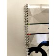 Dorsi Spirali Metalliche 100pz Per Rilegatura A4 34 Anelli Bianco 3 1 9,5d 75 Fogli 4