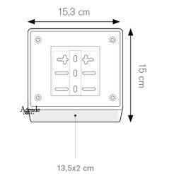 Portatarga Per Scooter E Moto In Plastica Rigida Resistente Targa 14x12 1 2