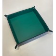 Svuotatasche In Ecopelle Bi Colore Verde E Nero 17x17 Posa Oggetti 2