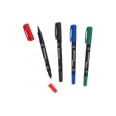 Kit 4 Pennarelli Indelebili Con Doppia Punta In 4 Colori 1