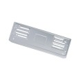 Portatarga Anteriore Auto In Alluminio Silver Per Targa Europea 37x13 1