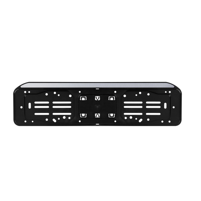 Portatarga Posteriore Auto In Plastica 52x11 Coon Listello Separabileper Targa Europea 2