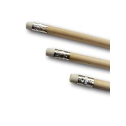 50 Matite In Legno Naturale Grafite Hb 50 Pezzi Con Gommino Colore Naturale 2 2
