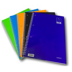 5 Maxi Quaderno 4 Mm Spiralato - 70 Ff - Colori Assortiti Offerta 2 2