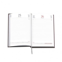 Agenda giornaliera 2025 matra 15x21cm A5 sabato e domenica separati  blu 1 2