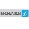 Targa Segnaletica Informazioni Adesiva 4x15 1