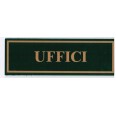 Targa Segnaletica Uffici In Plex Verde 6x18 1