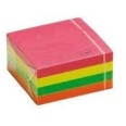 Foglietti Adesivi Riposizionabili Cubo 76x76 Neon 1