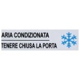Targa Segnaletica Aria Condizionata Adesiva 4x15 1