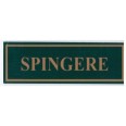 Targa Segnaletica Spingere In Plex Verde 6x18 1