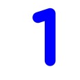 Numero 1 (uno) Adesivo ColorTube (TUBE) Decorazioni Esterno Interno 3