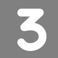 Numero 3 (tre) Adesivo ColorTube (TUBE) Decorazioni Esterno Interno 5