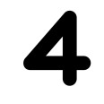 Numero 4 (quattro) Adesivo ColorTube (TUBE) Decorazioni Esterno Interno 1